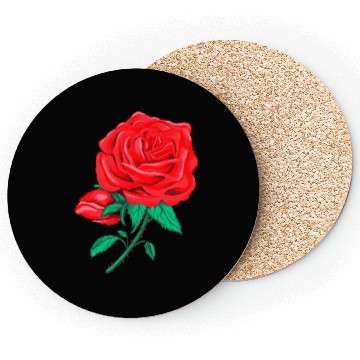 Discover Gardening Rose Coasters