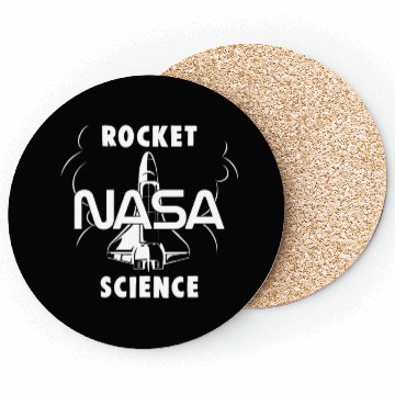 Discover NASA Rocket Science RocketShip Coasters