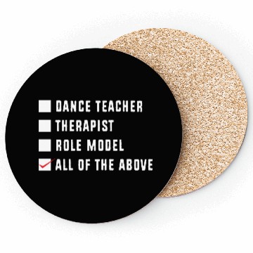 Discover Dance Instructor Choreographer Funny Dance Teacher Coasters