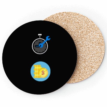 Discover Time is money Coasters