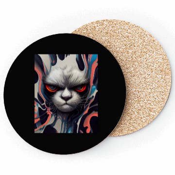 Discover Angry Cat Coasters