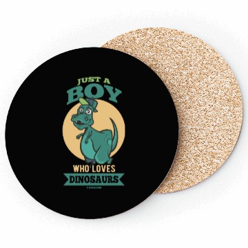 Discover Just A Boy Who Loves Dinosaurs Coasters