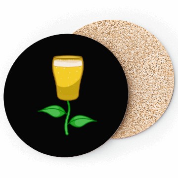 Discover Craft Beer Flower Coasters