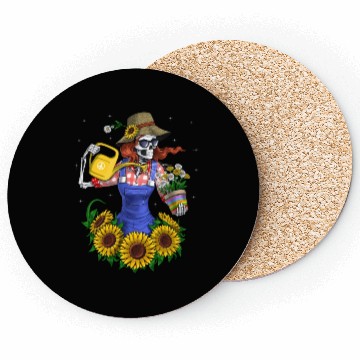 Discover Skeleton Gardening Plants Coasters