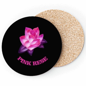 Discover Pink Rose Coasters