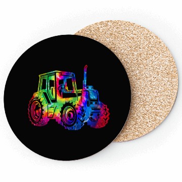 Discover Farming Farmer Tie Dye 80s 90s Coasters