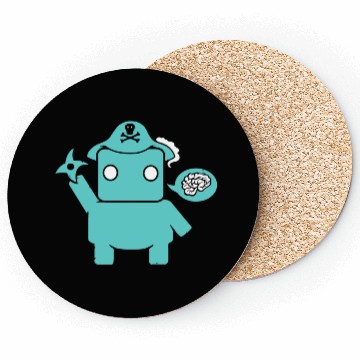 Discover Ninja Pirate Robot Zombie Coasters