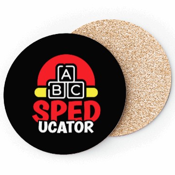 Discover Speducator Sped Special Education Teacher Cute Coasters