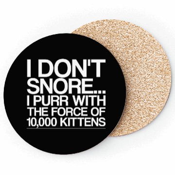 Discover I Purr With The Force Of 10,000 Kittens 4 Coasters