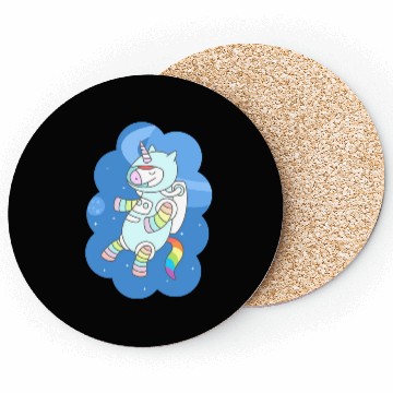 Discover Unicorn Astronaut Coasters