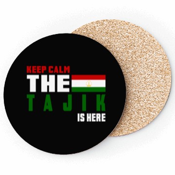 Discover Keep Calm Tajikistan flag design Coasters