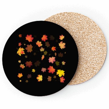 Discover Autumn Maple Leaves Coasters