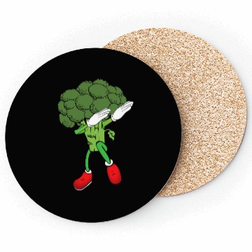 Discover Cute Funny Dancing Broccoli Veggie Lover Coasters