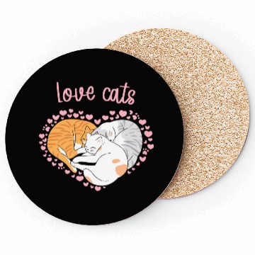 Discover Design cat lover Coasters
