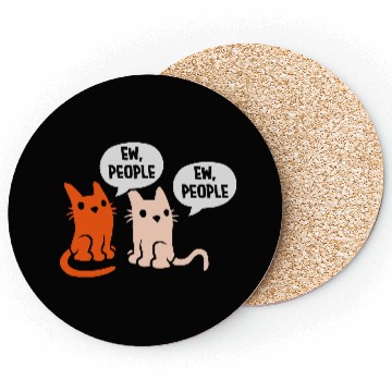 Discover comic cats ew people Coasters