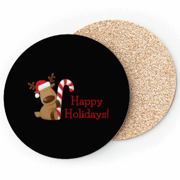 Discover Happy Holidays Coasters