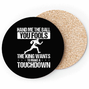 Discover Running Back Score Touchdown Pass Catcher Run Play Coasters