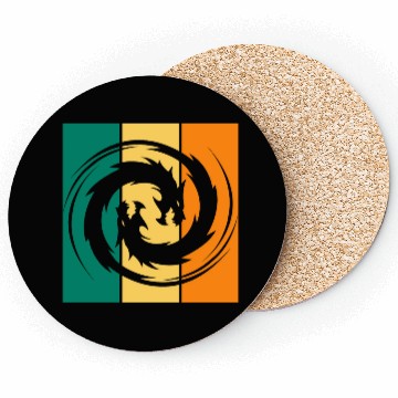 Discover Dragon Ying Yang Coasters
