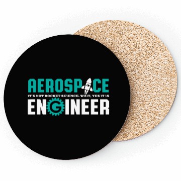 Discover Funny Aerospace Engineer Coasters Rocket Science