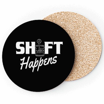 Discover Shift Happens Car Gear Racing Street Car Guy Drift Coasters