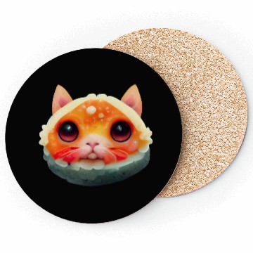 Discover Cute Sushi Cat Coasters