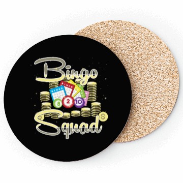 Discover Bingo Card Game Bingo Squad For Women Coasters