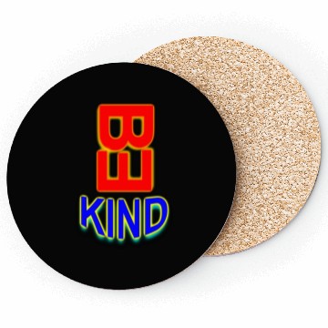 Discover Be Kind Coasters Cute Graphic Blessed