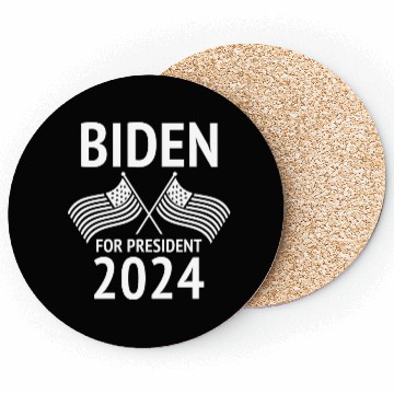 Discover Joe Biden For President 2024 Coasters