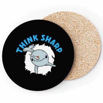 Discover Think Sharp Narwhal Unicorn Of The Sea Animal Coasters