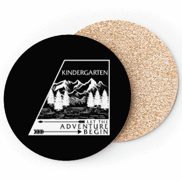 Discover Kindergarten Coasters, Let The Adventure Begin First