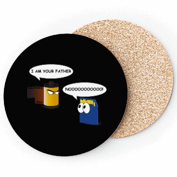 Discover Funny photography Coasters with father and son film a