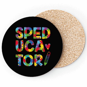 Discover Speducator Sped Teacher Special Education Cute Coasters