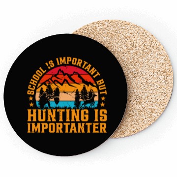 Discover Deer Hunting Hunter - Back To School Hunting Coasters