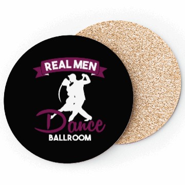 Discover Funny Dancer Real Men Dance Ballroom Coasters