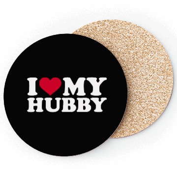 Discover I love my hubby Coasters