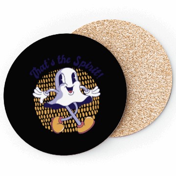 Discover Ghost Spirit Hilarious Cute Friends Pun Coasters