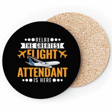Discover Flight Attendant Gift Stewardess Coasters