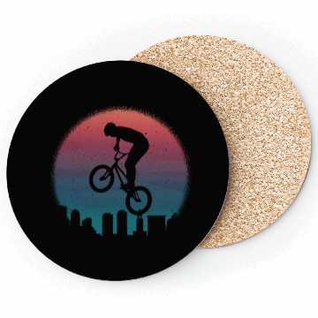 Discover BMX Bike Riders Vintage Design Bicycle Cycling BMX Coasters