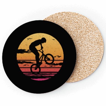 Discover BMX Bike Tricks Bicycle Riders Graphic Cycling BMX Coasters