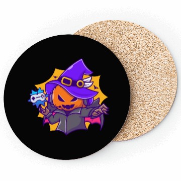 Discover Gamer witches pumpkin vampire - halloween Coasters