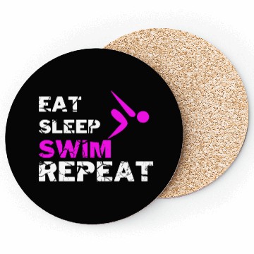 Discover EAT SLEEP SWIM REPEAT Coasters