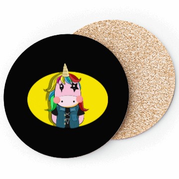 Discover Unicorn Death Metal Coasters