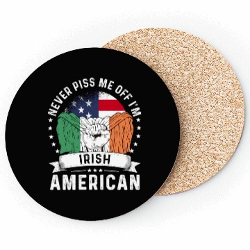 Discover Ireland American Country Heritage Flags Coasters