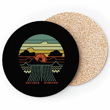 Discover Landscape Photography Gift Photographing Camera Ph Coasters