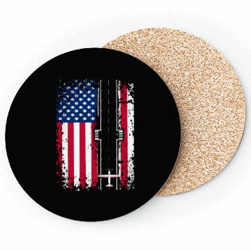 Discover Patriotic Aviation Flight Us Flag Best Pilot Coasters