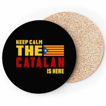 Discover Keep Calm Catalonia flag design Coasters