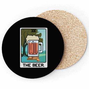 Discover The Beer Alcoholic Person Gift Coasters