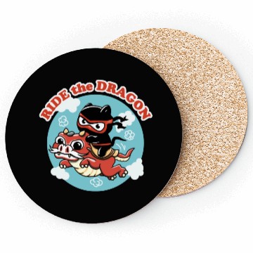 Discover Ride The Dragon | Kawaii Ninja Cat Coasters