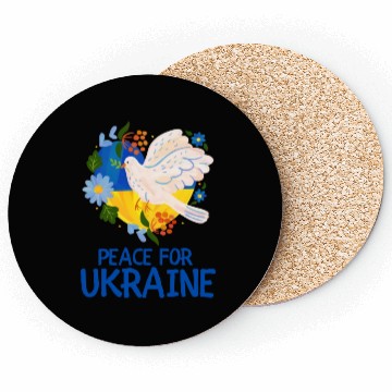 Discover Peace For Ukraine Coasters