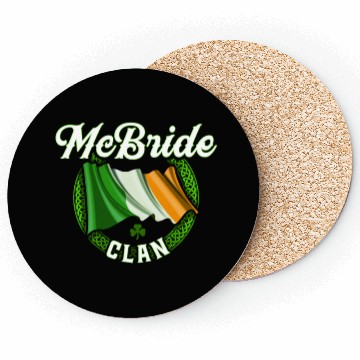 Discover Mcbride Surname Irish Last Name Ireland Flag Coasters
